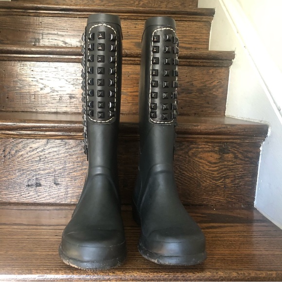 BCBG Max Azria Studded Rubber Rain Boot - Picture 2 of 9